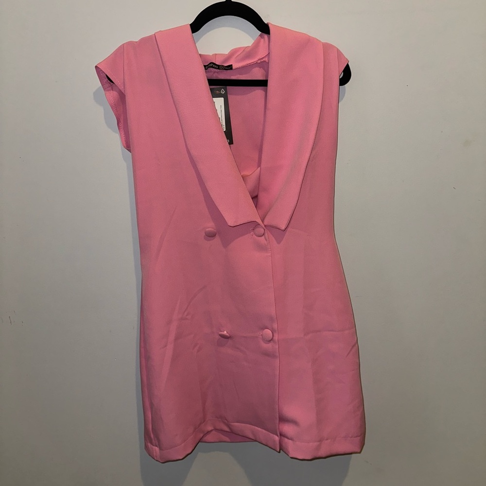 Pink blazer dress- never worn